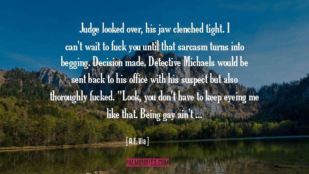 Displaced Detective quotes by A.E. Via