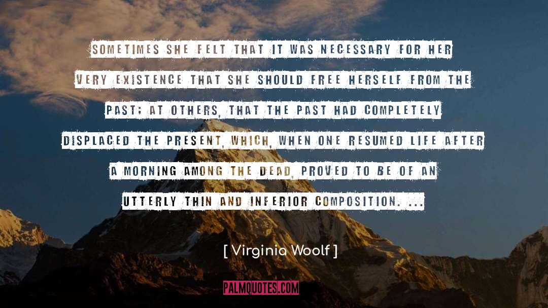 Displaced quotes by Virginia Woolf