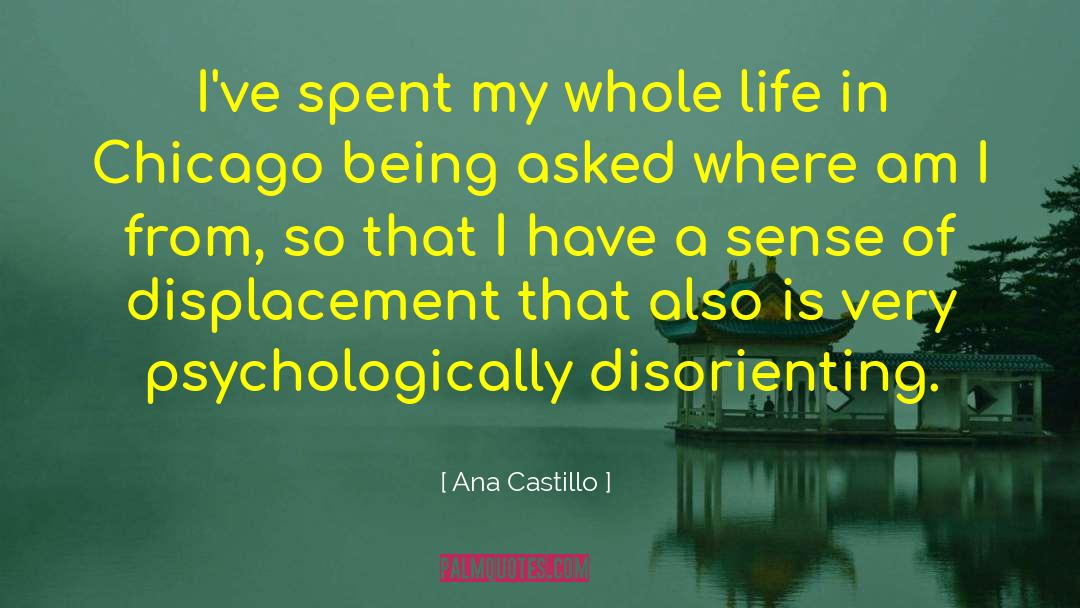 Displacement quotes by Ana Castillo