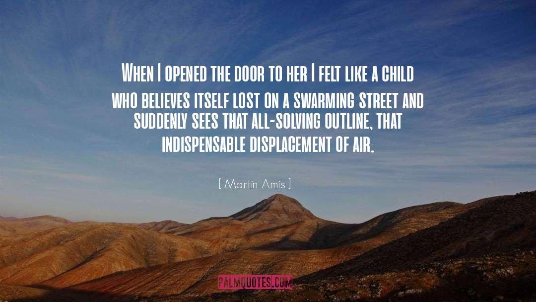 Displacement quotes by Martin Amis