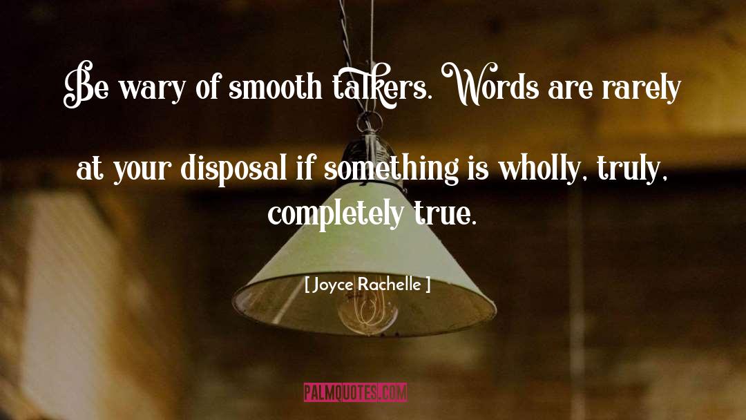Disposal quotes by Joyce Rachelle