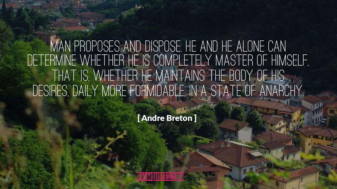 Dispose quotes by Andre Breton