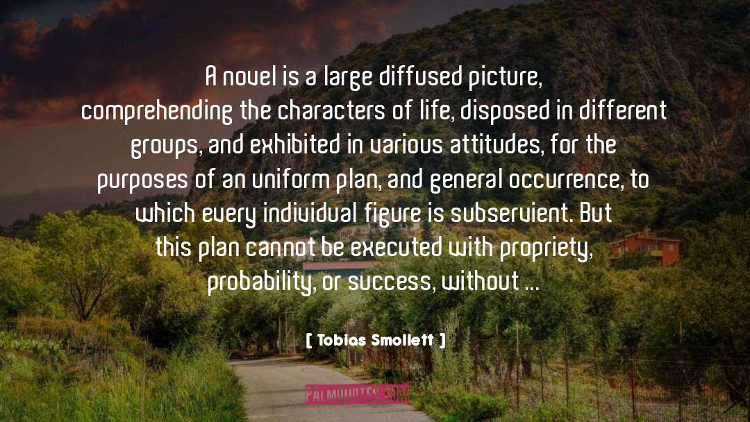 Disposed quotes by Tobias Smollett