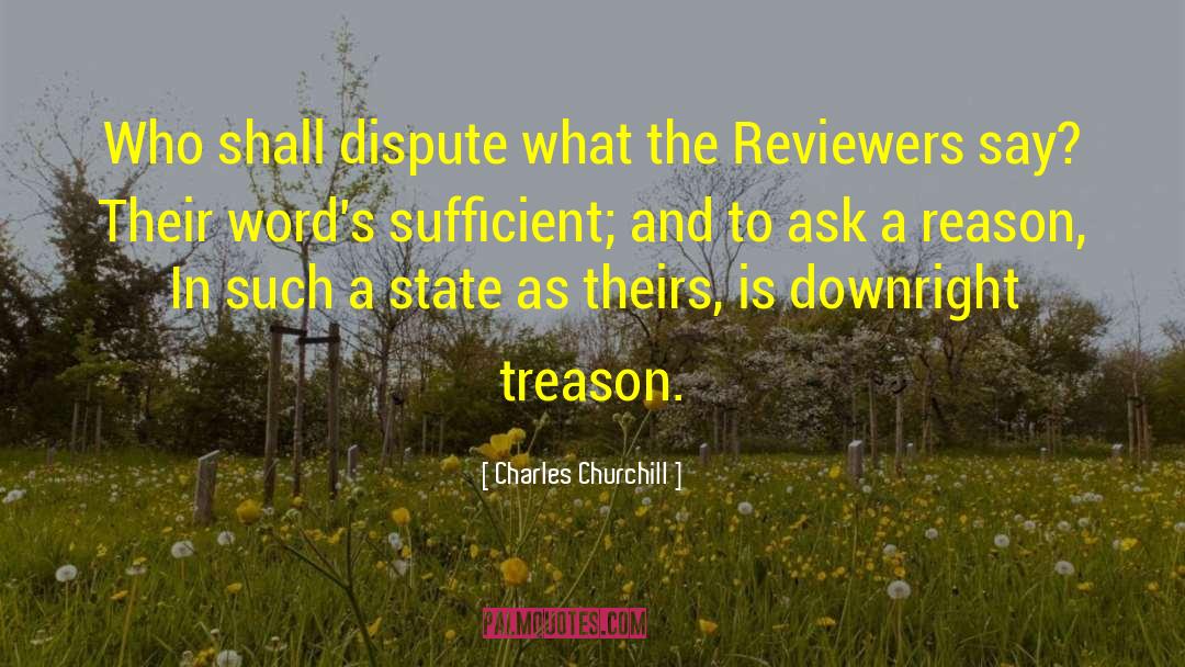 Dispute quotes by Charles Churchill