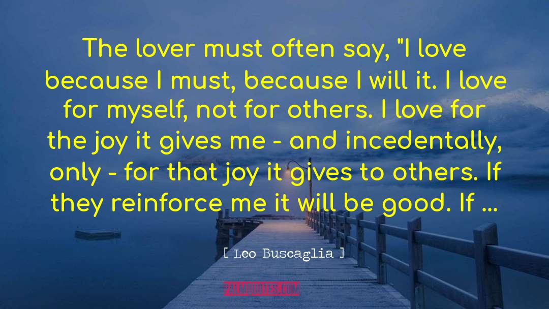 Disqualifications For Giving quotes by Leo Buscaglia