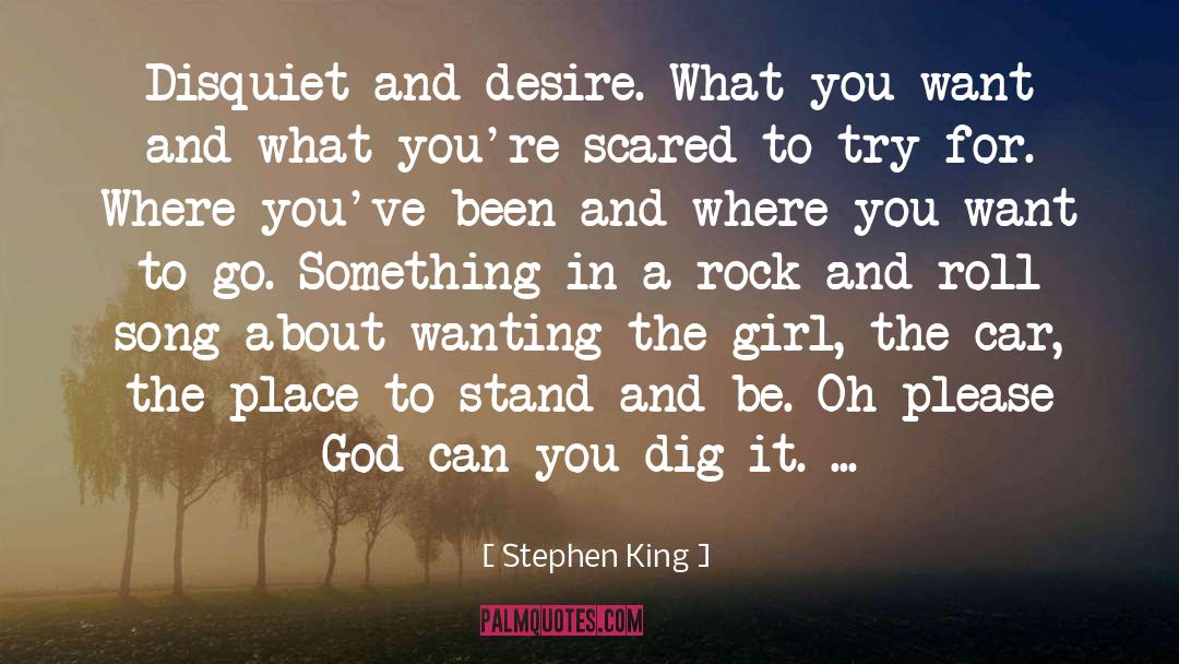 Disquiet quotes by Stephen King