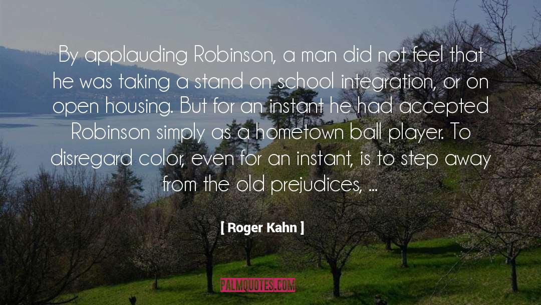Disregard quotes by Roger Kahn