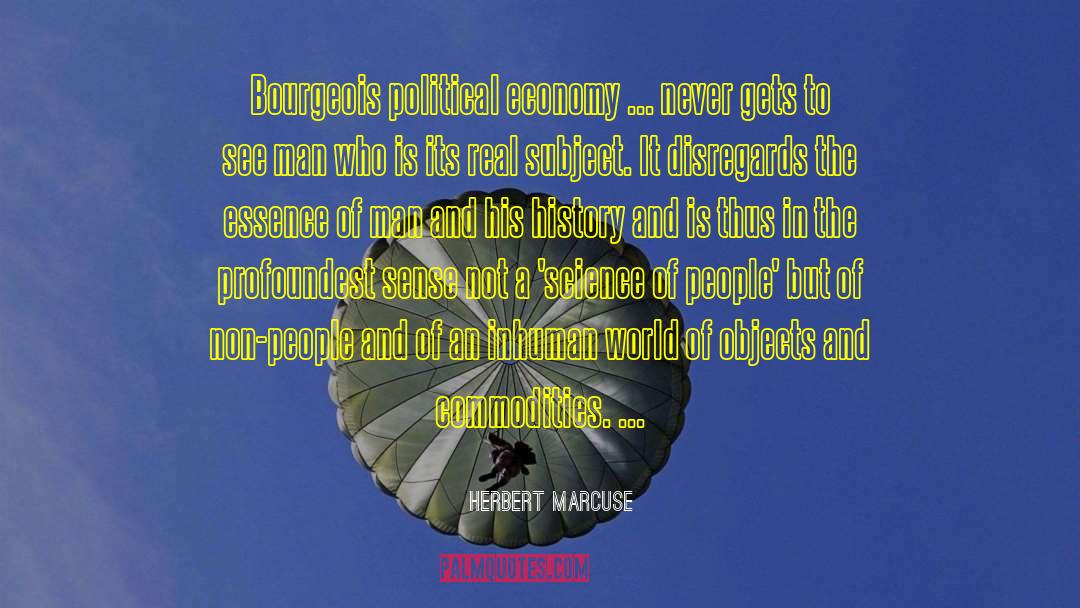 Disregards quotes by Herbert Marcuse