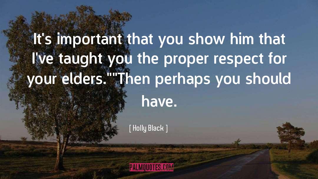 Disrespect quotes by Holly Black
