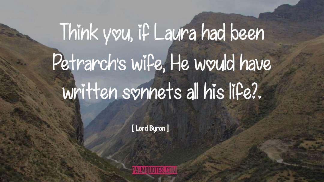 Disrespectful Wife quotes by Lord Byron