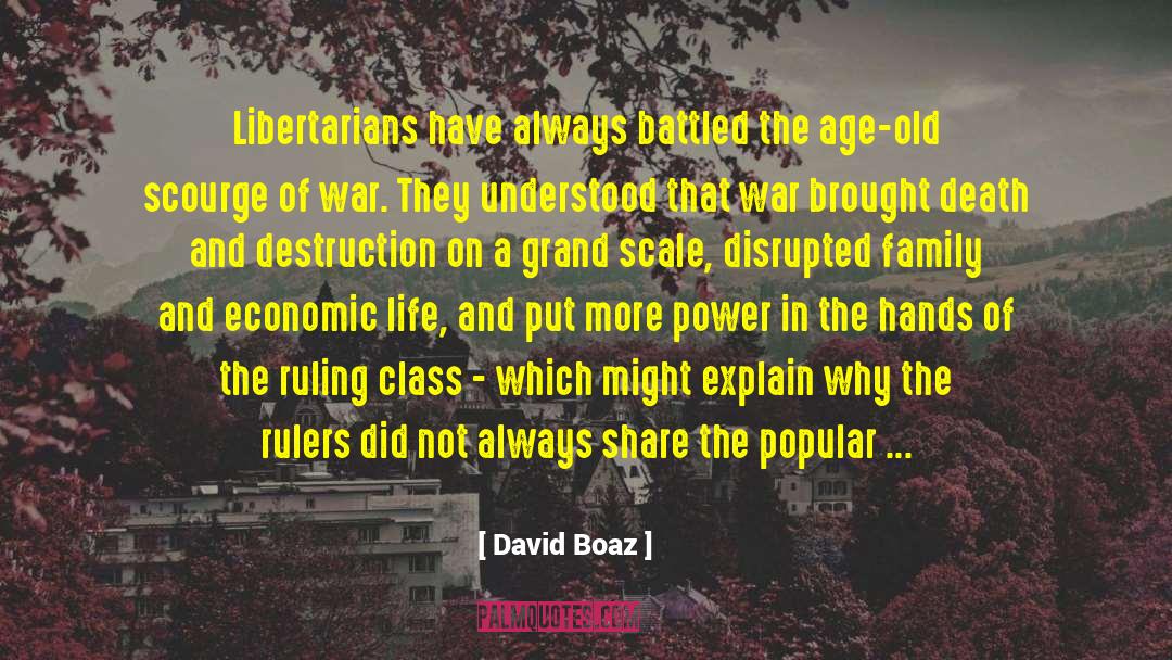 Disrupted quotes by David Boaz