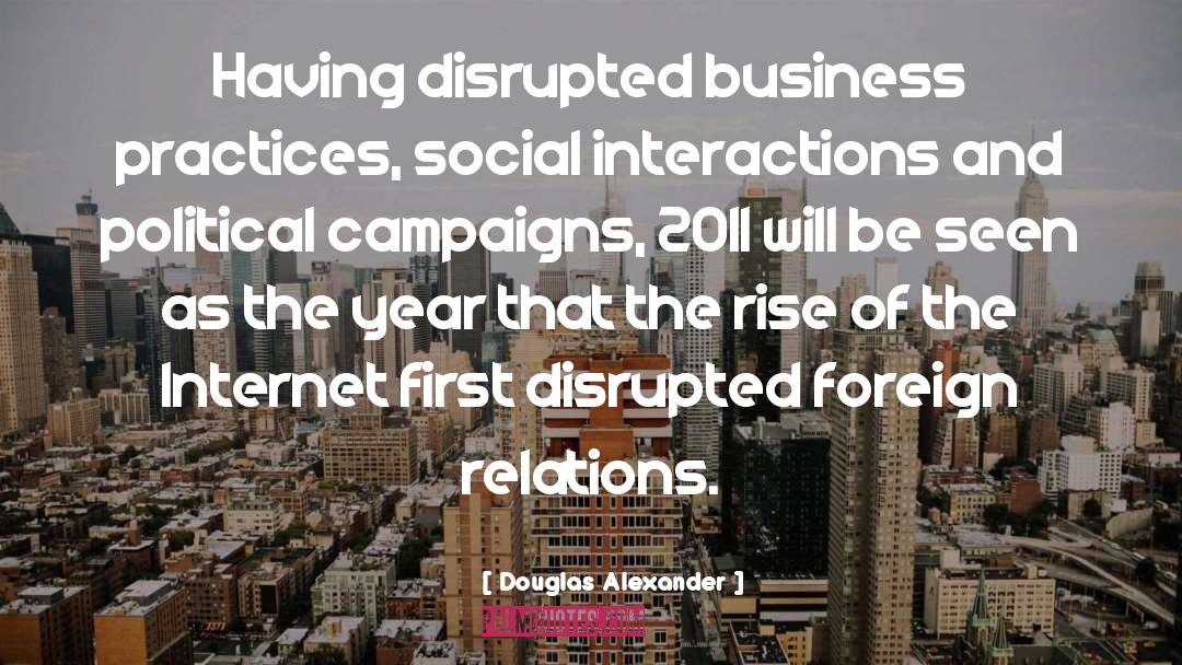 Disrupted quotes by Douglas Alexander