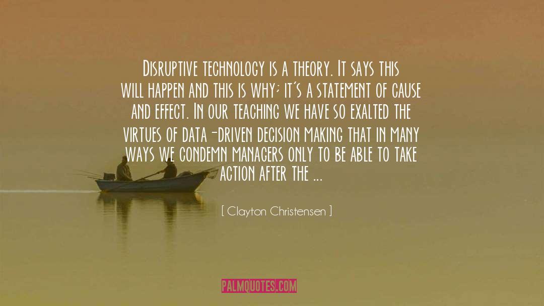 Disruptive quotes by Clayton Christensen