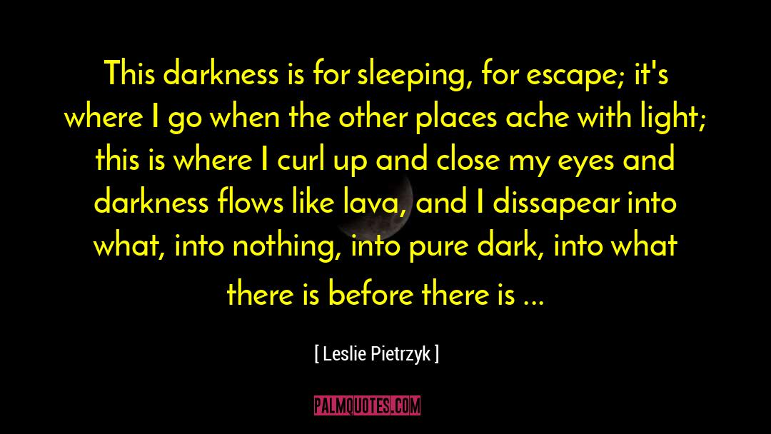 Dissapear quotes by Leslie Pietrzyk