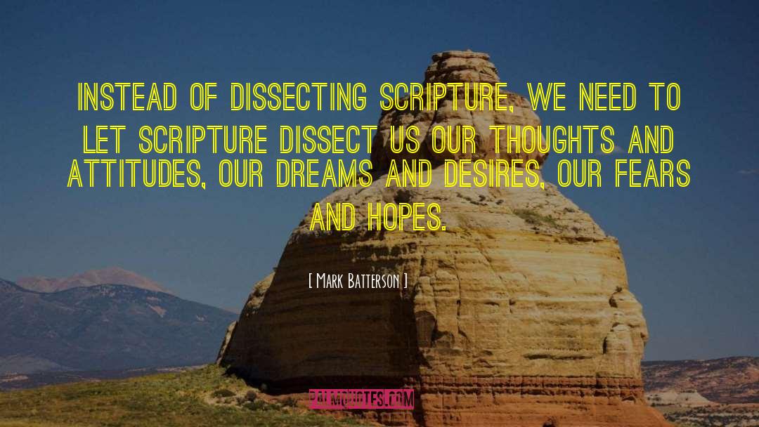 Dissecting quotes by Mark Batterson