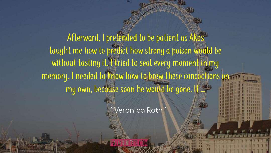 Dissection Memory Knife quotes by Veronica Roth