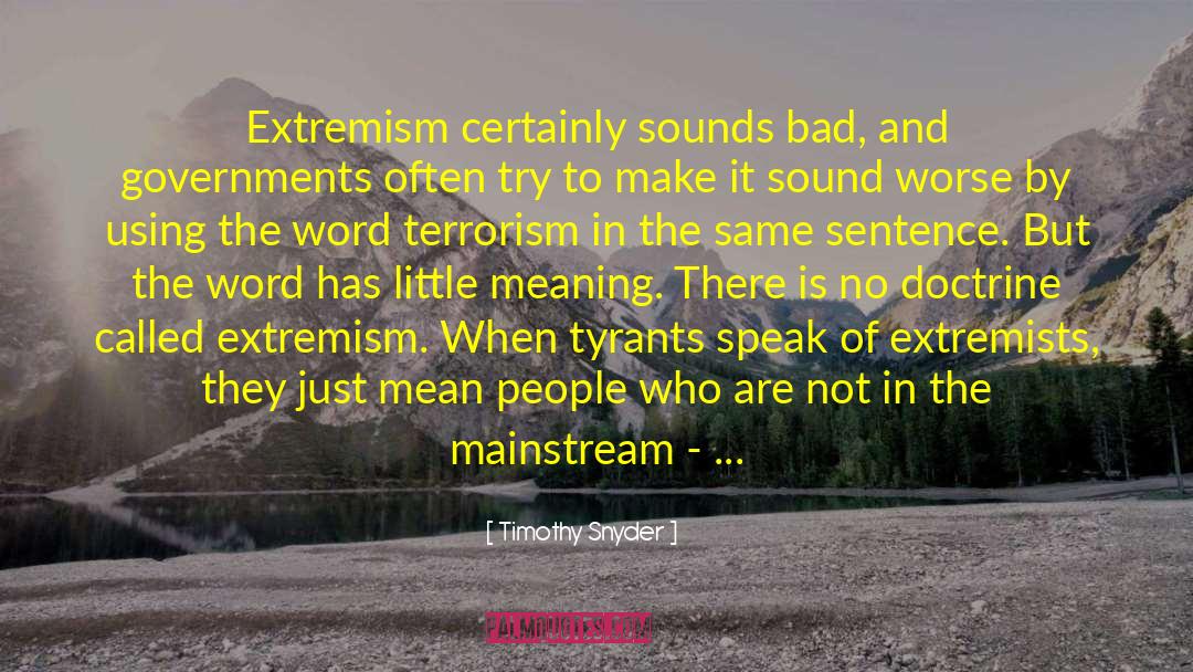 Dissidents quotes by Timothy Snyder