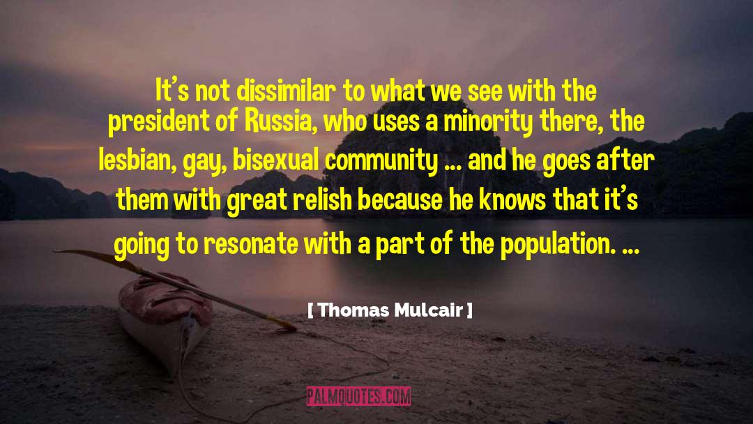 Dissimilar quotes by Thomas Mulcair