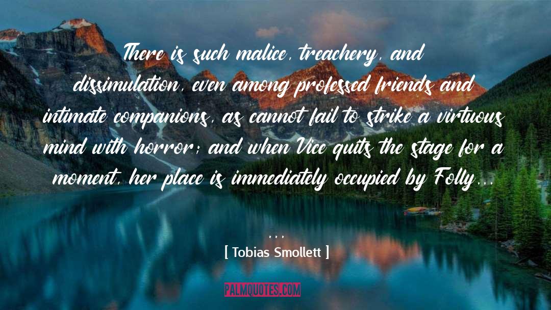 Dissimulation quotes by Tobias Smollett