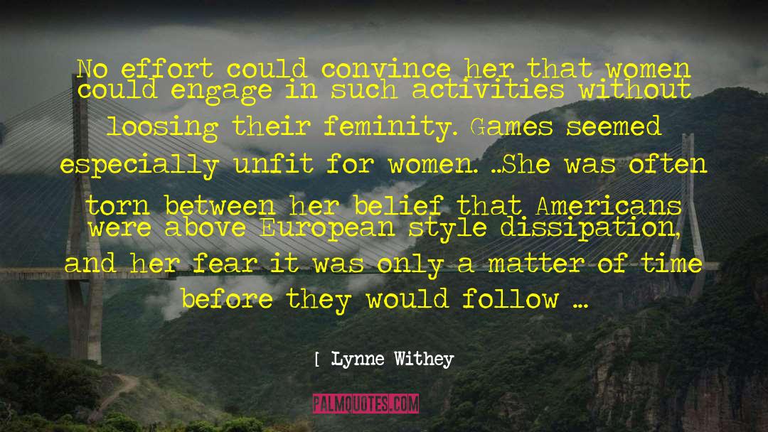 Dissipation quotes by Lynne Withey