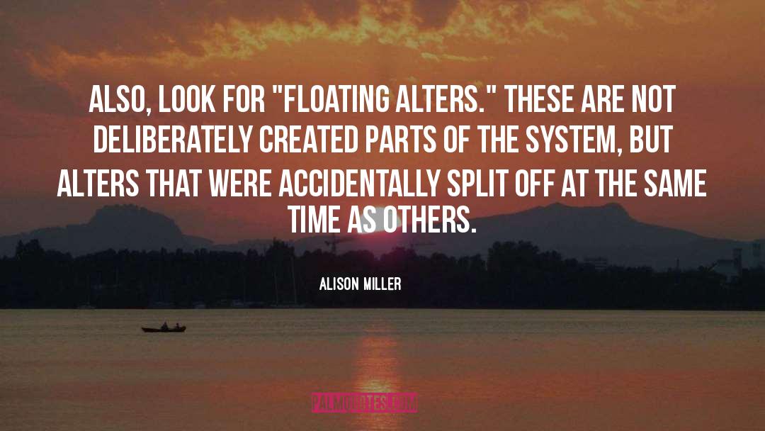 Dissociative quotes by Alison Miller