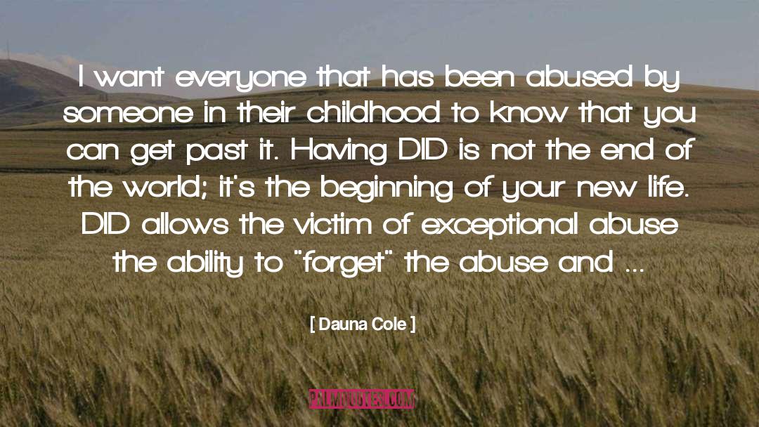 Dissociative Symptoms quotes by Dauna Cole