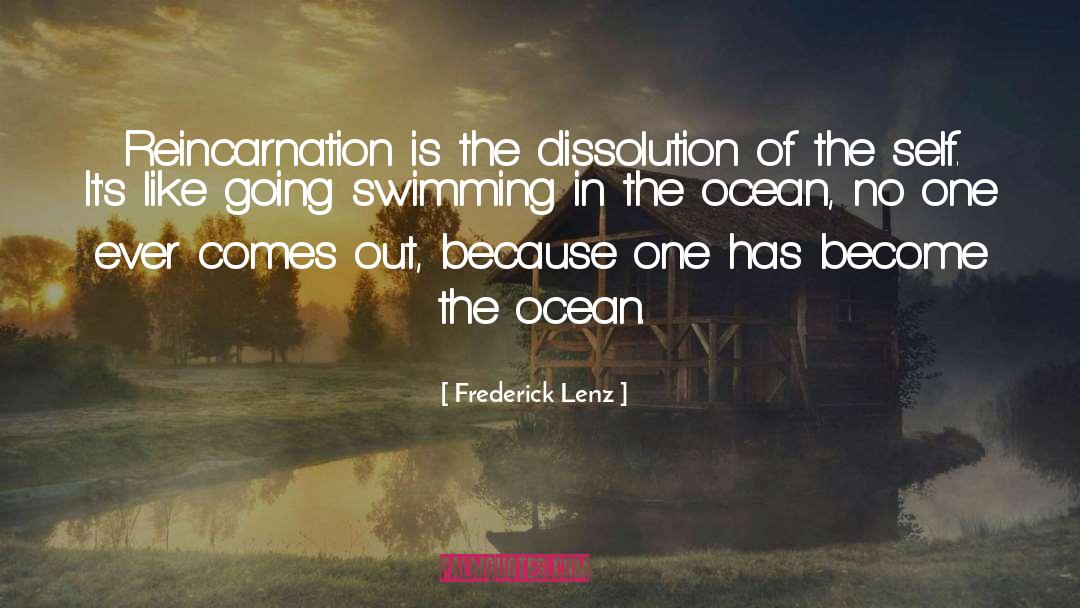 Dissolution quotes by Frederick Lenz