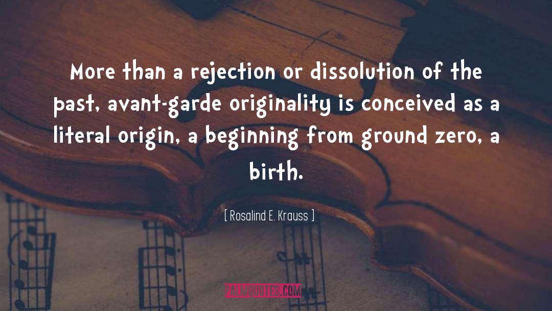 Dissolution quotes by Rosalind E. Krauss