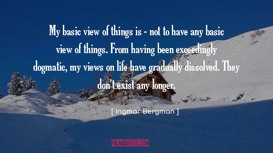 Dissolved quotes by Ingmar Bergman