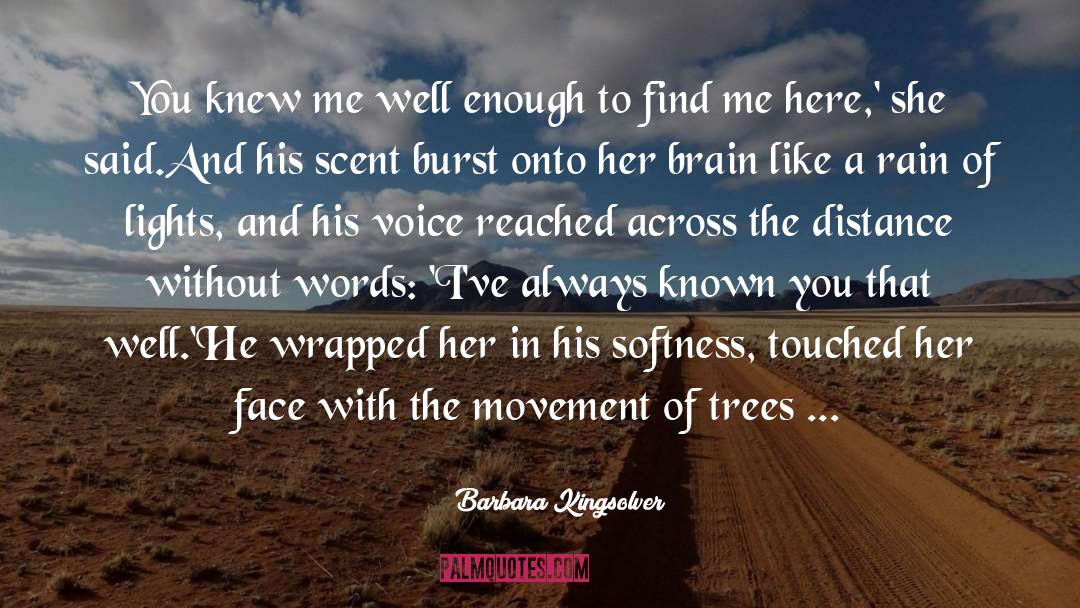 Dissolving quotes by Barbara Kingsolver