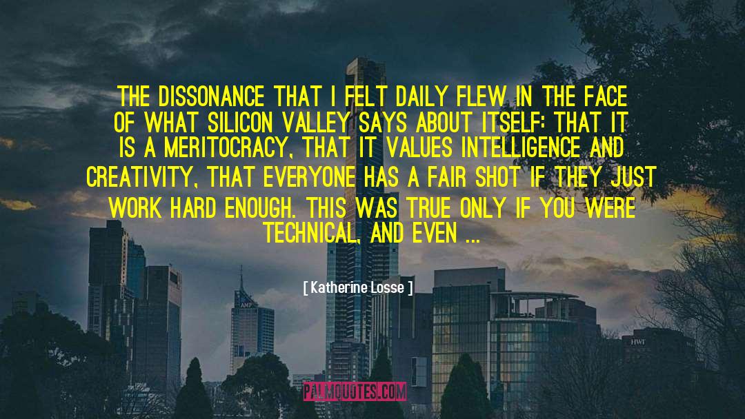 Dissonance quotes by Katherine Losse