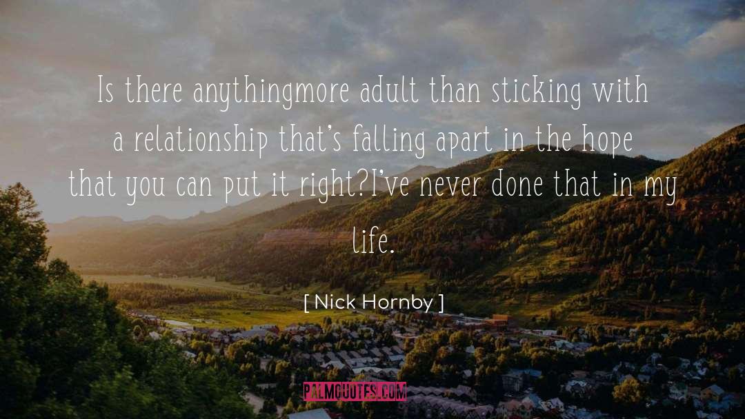 Distance Apart quotes by Nick Hornby