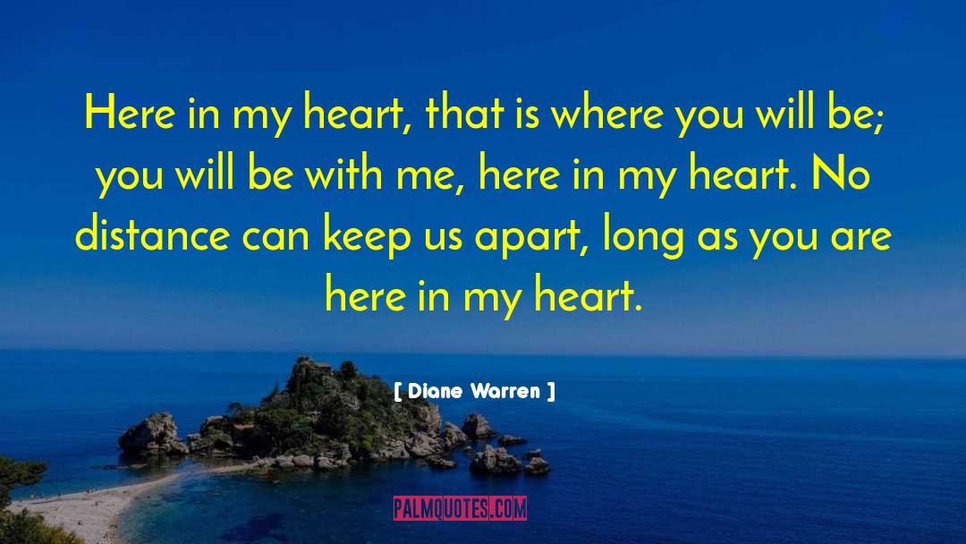 Distance Apart quotes by Diane Warren