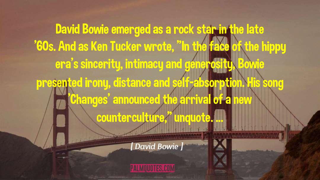 Distance In Relationship quotes by David Bowie