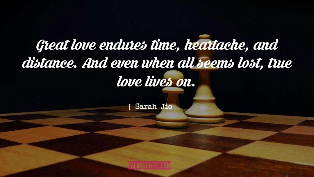 Distance Love quotes by Sarah Jio