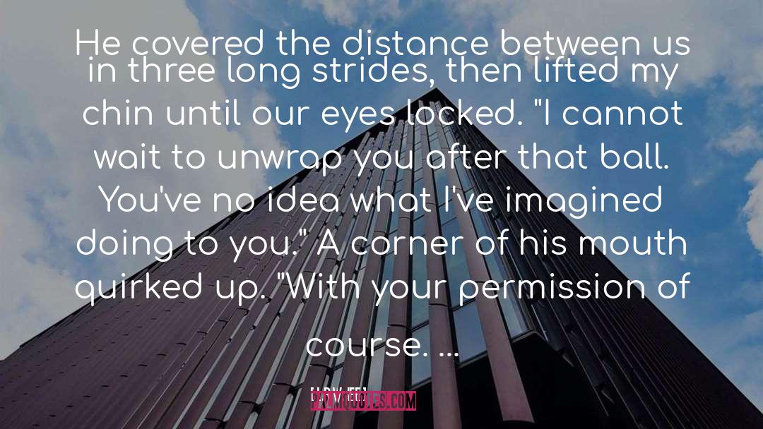 Distance quotes by L.R.W. Lee