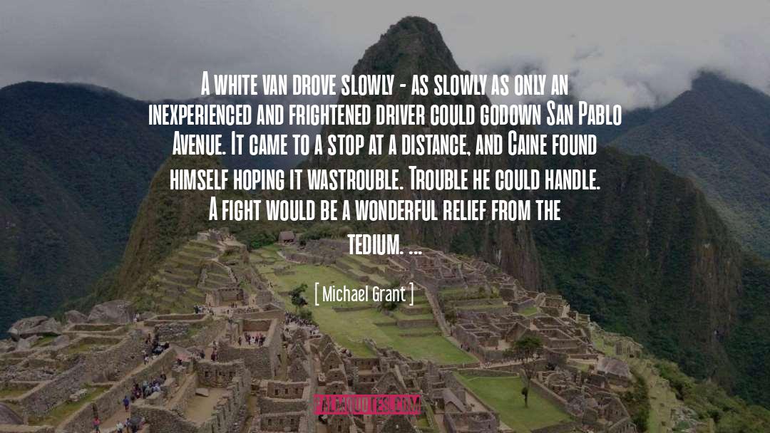 Distance quotes by Michael Grant