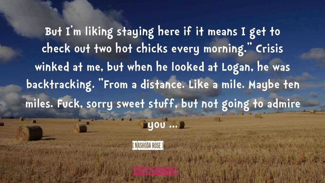 Distance quotes by Nashoda Rose