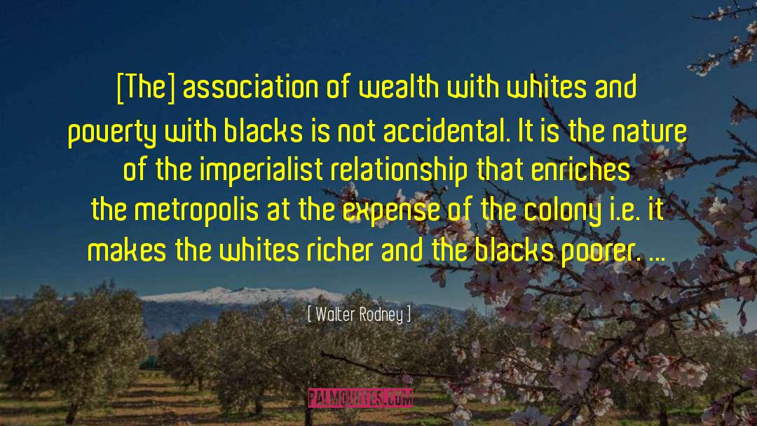 Distance Relationship quotes by Walter Rodney