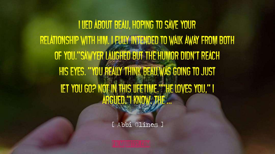 Distance Relationship quotes by Abbi Glines