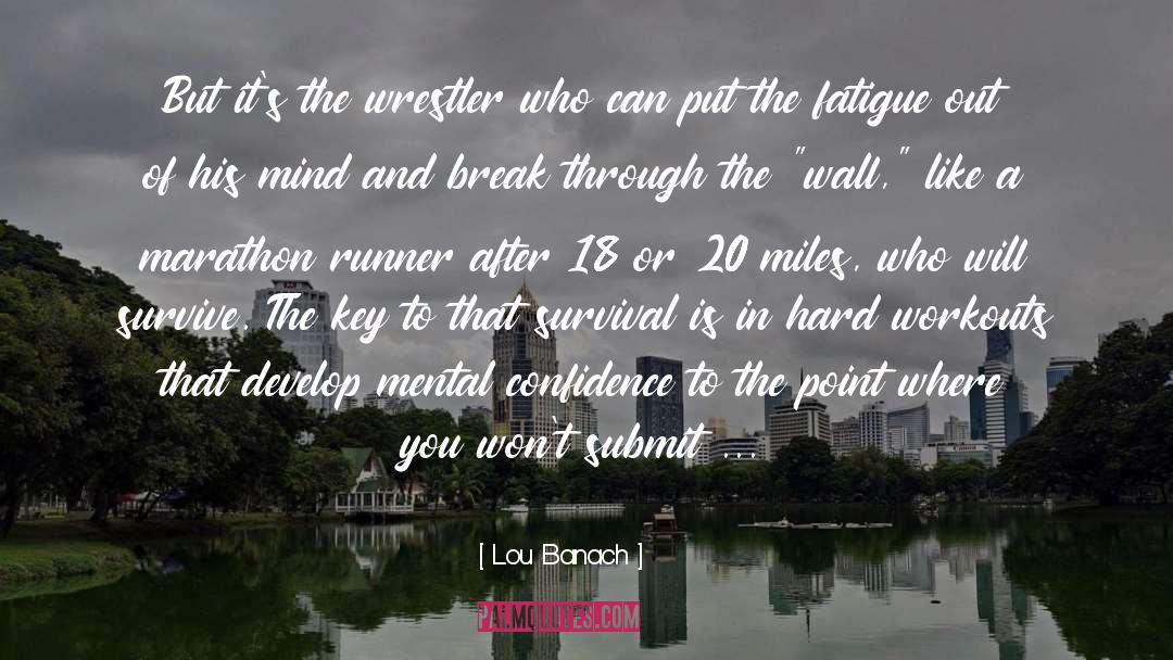 Distance Runner quotes by Lou Banach
