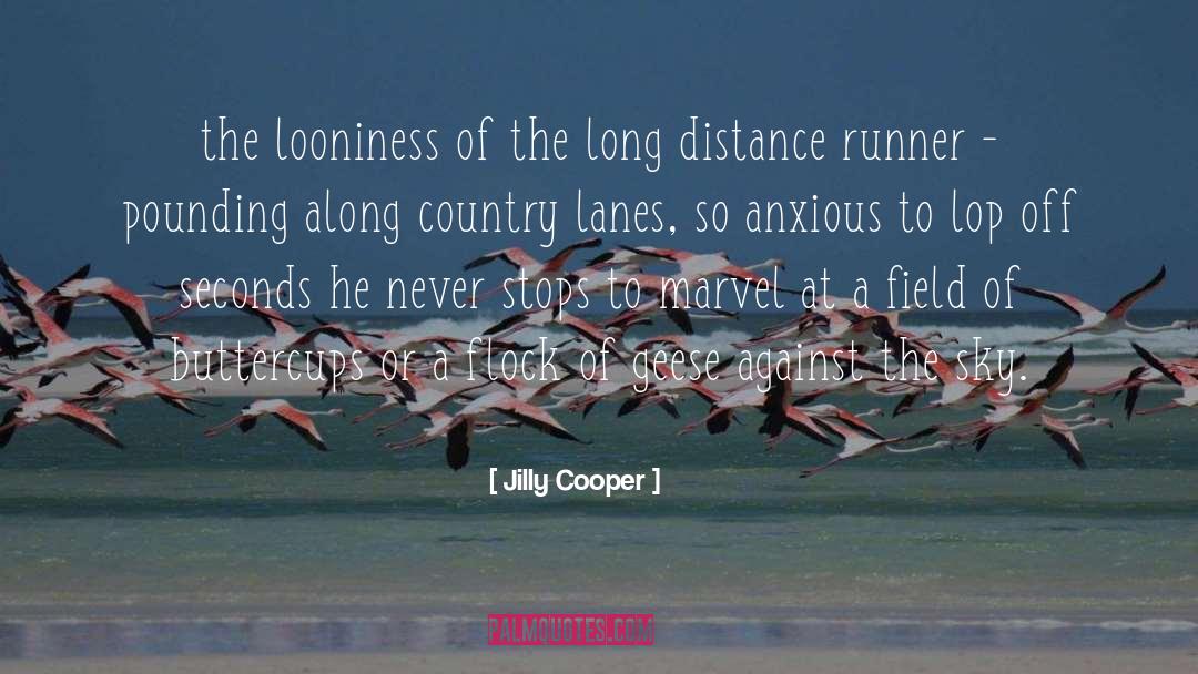 Distance Runner quotes by Jilly Cooper
