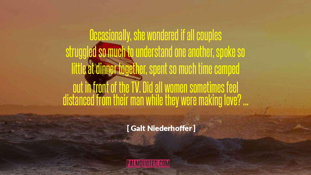 Distanced quotes by Galt Niederhoffer