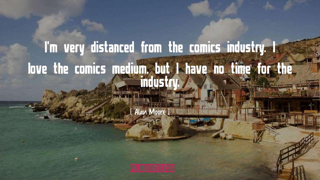 Distanced quotes by Alan Moore