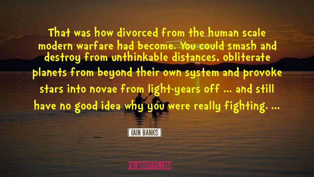 Distances quotes by Iain Banks