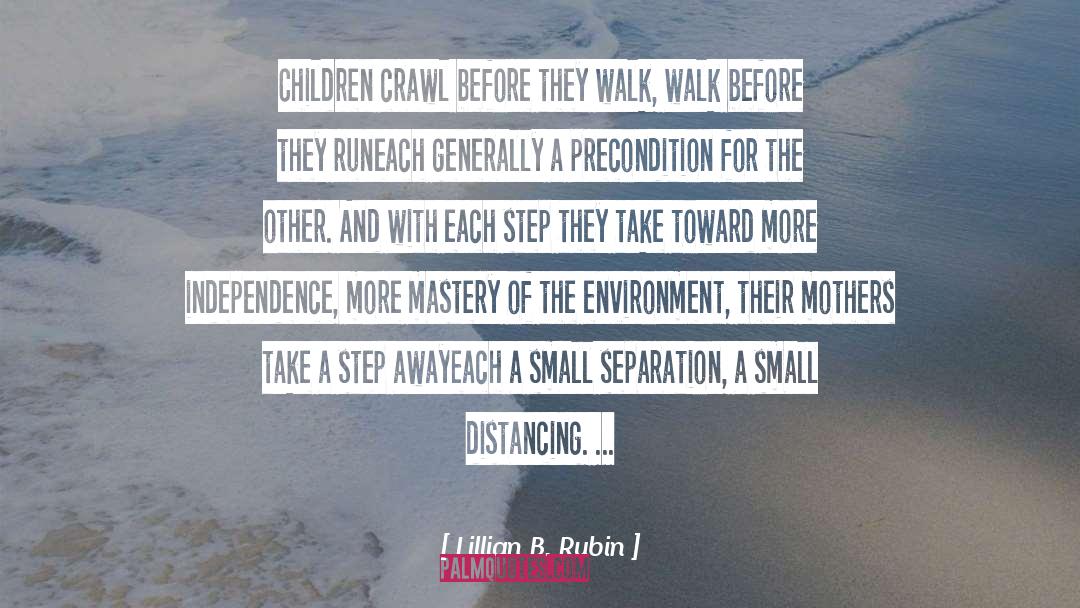 Distancing quotes by Lillian B. Rubin