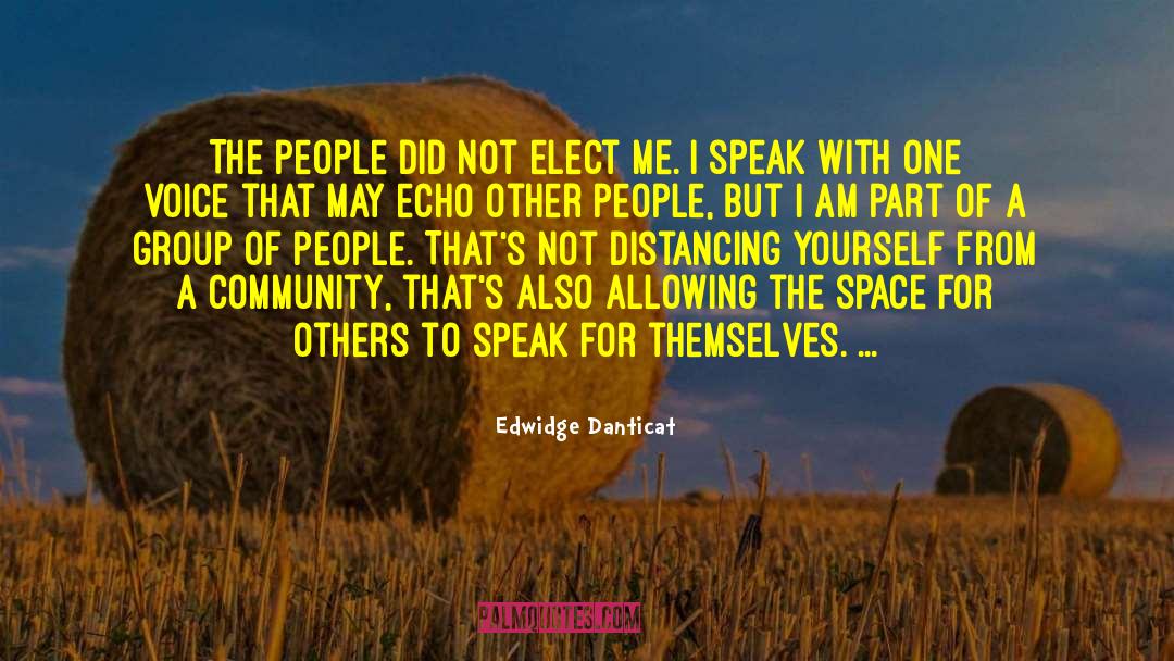 Distancing quotes by Edwidge Danticat