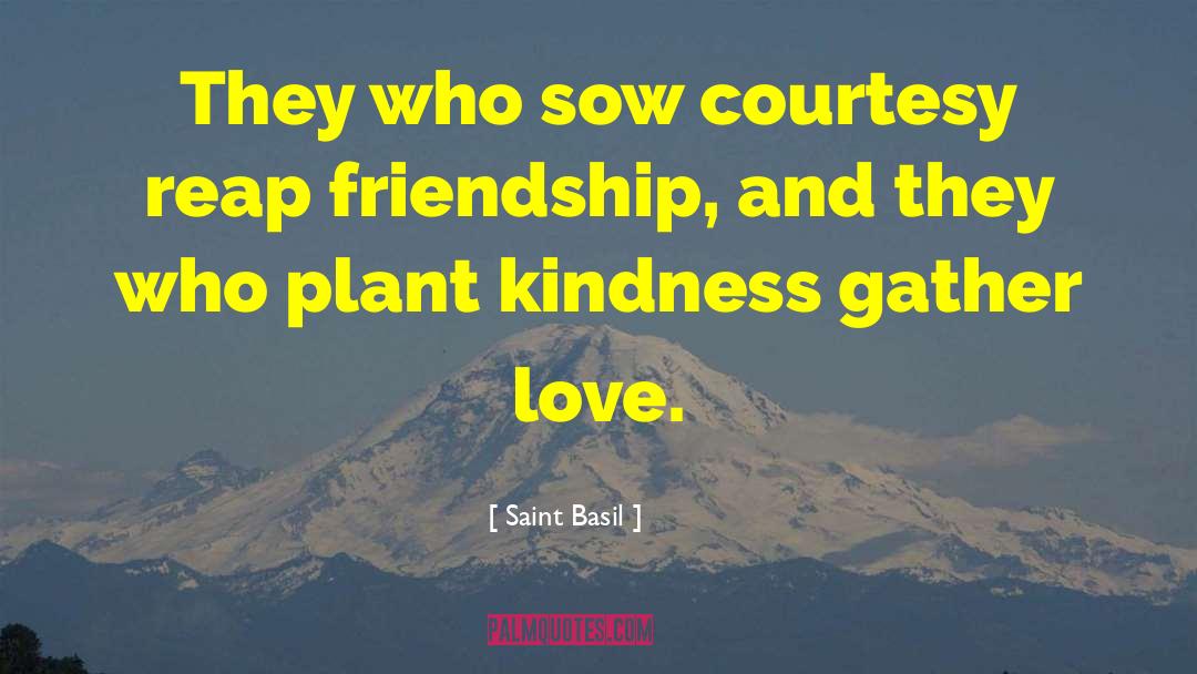 Distant Friendship quotes by Saint Basil