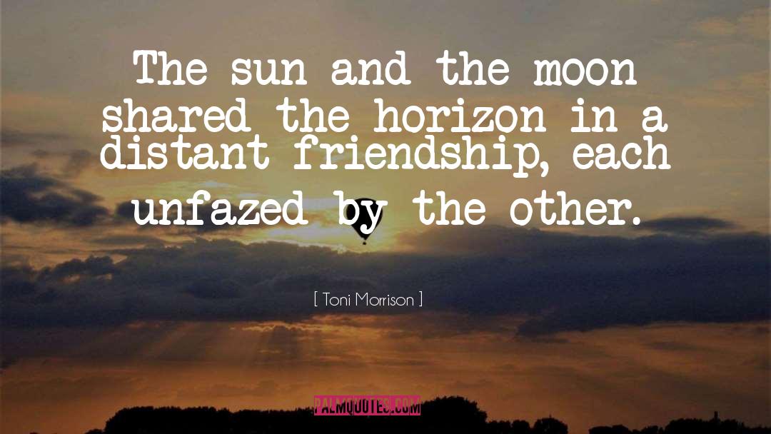 Distant Friendship quotes by Toni Morrison