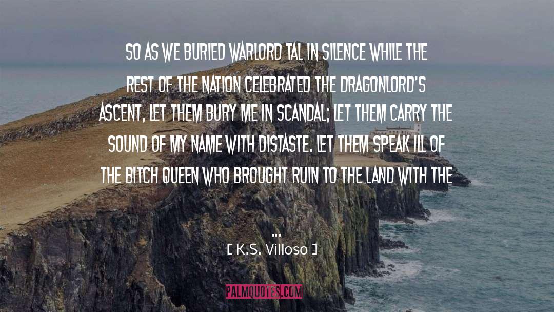 Distaste quotes by K.S. Villoso